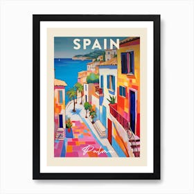 Palma De Mallorca 5 Fauvist Painting Travel Poster Art Print