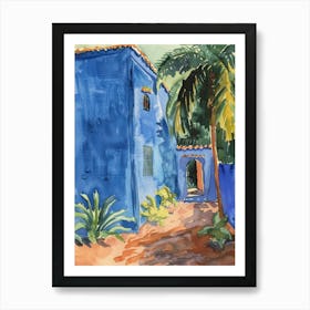 Blue House 7 Art Print