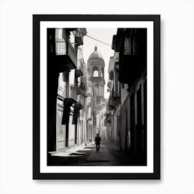 Catania Italy Black And White Analogue Photography 1 Art Print