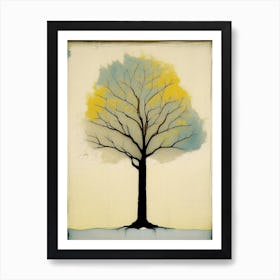 Tree Of Knowledge Symbol Abstract Painting Art Print