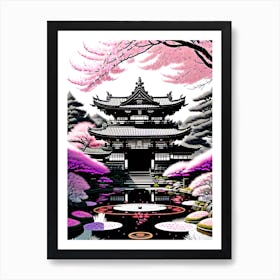 Japanese Garden Art Print