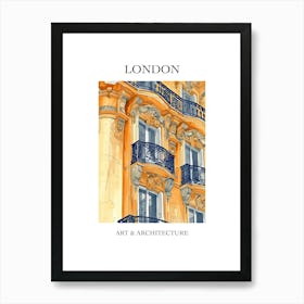 London Travel And Architecture Poster 2 Art Print