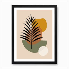 Abstract Palm Tree Art Print