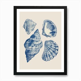 Ocean Print Retro Wall Art Maui Coastal Prints Beach Print Surfboard Wall Art Tropical Wall Art Seashell Art Print