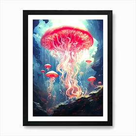 Jellyfish Art Print