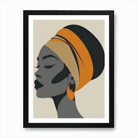 Portrait Of African Woman 61 Art Print