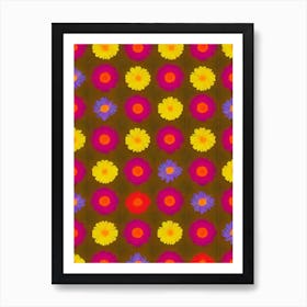 Daisies Andy Warhol Flower Art Print