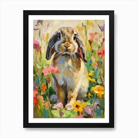 Mini Satan Rabbit Painting 2 Art Print