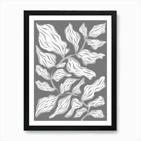 Grey Glory Botanicals Art Print