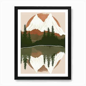 Mountains In The Sun Art Print