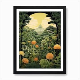 Nklin Park Conservatory And Botanical Garden Henri Rousseau Style 1 Art Print