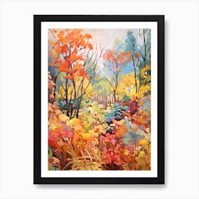 Autumn Gardens Painting Matthaei Botanical Gardens Usa 1 Art Print