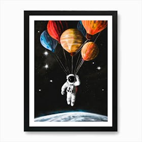 Astronaut Art Print