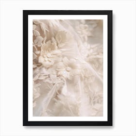 Lace Wedding Dress 2 Art Print