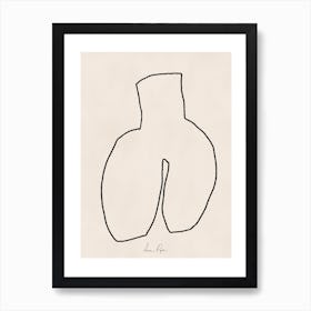 Feminine Lines Art Print