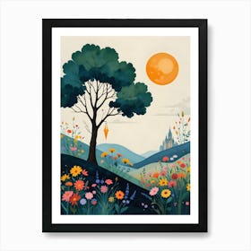 Fairytale Landscape Art Print