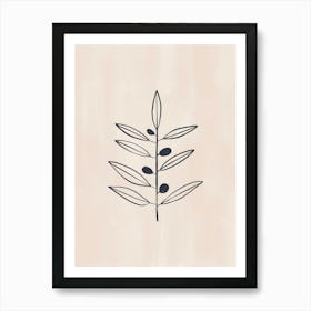 Olive Branch 1 Art Print