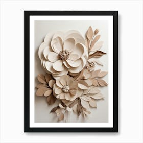 Paper Flowers 2 Art Print