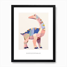 Nursery Dinosaur Art Euoplocephalus 1 Poster Art Print