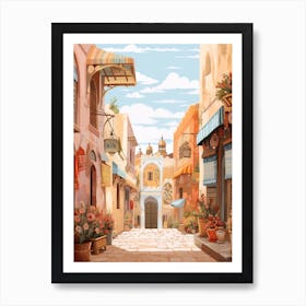 Marrakech Morocco 3 Illustration Art Print
