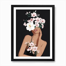 White Bloom 2 Art Print