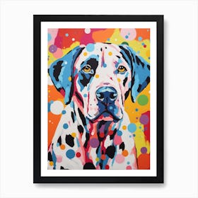 Pop Art Paint Dog 5 Art Print