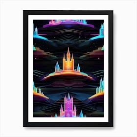Disney Castles Art Print