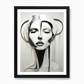 Abstract Woman Art Print