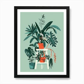 Potted Plants 1 Art Print