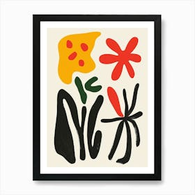 Flowers By Jean Paul Gauguin 3 Art Print