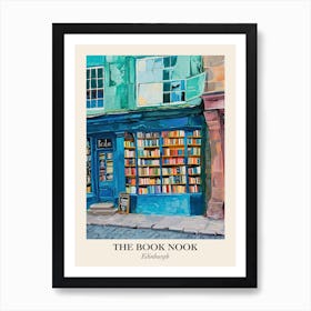 Edinburgh Book Nook Bookshop 4 Poster Art Print