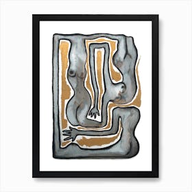 Gold Bodies Art Print