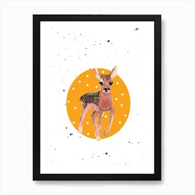 Deer Baby Art Print