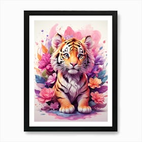 Tiger Cub 1 Art Print