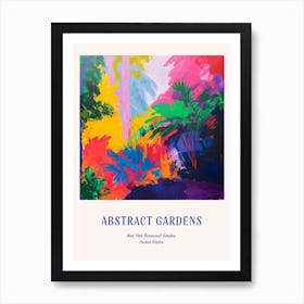 Colourful Gardens New York Botanical Garden Usa 2 Blue Poster Art Print