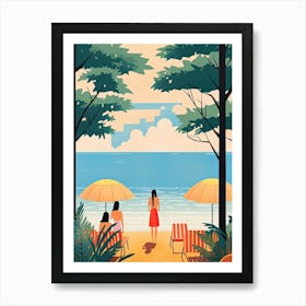 Phu Quoc, Vietnam, Graphic Illustration 3 Art Print