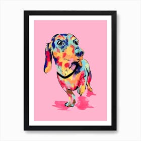 Rainbow Pup Art Print