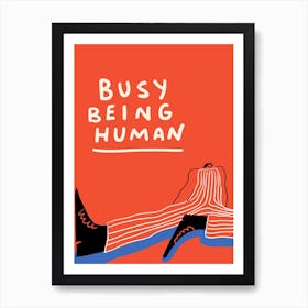 Humain Affiche Minimaliste pour Salon