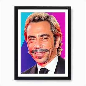 Javier Bardem Pop Movies Art Movies Art Print