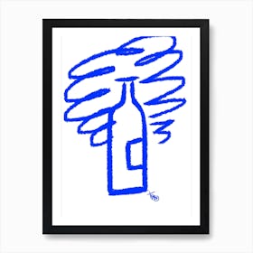 Wine Storm Art Print