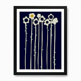 expectant iteration winter sun flowers Art Print