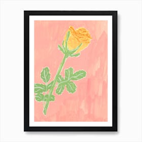Yellow Rose of Texas Art Print