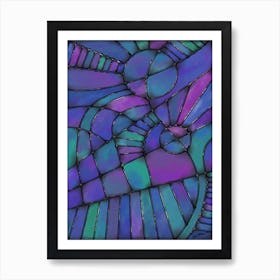 Stained Glass Chaos Art Print