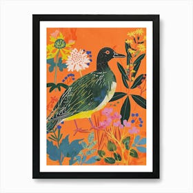 Spring Birds Coot 2 Art Print