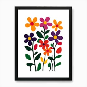 Flowers In The Garden Art Print