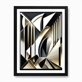 Deco Geometry Art 18 Art Print