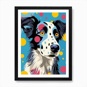 Pop Art Australian Shepherd 1 Art Print