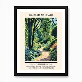 Hampstead Heath London Parks Garden 1 Art Print