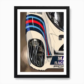 Car Porsche 917 Le Mans Martini Art Print