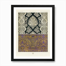 17th Century Pattern, Albert Racine 3 Art Print